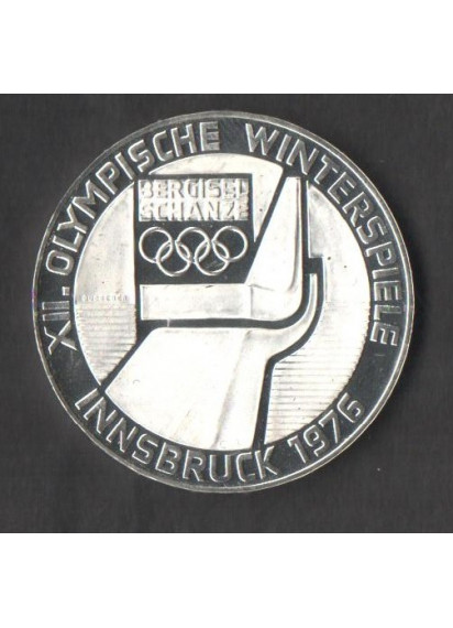 1976 AUSTRIA Trampolino Olimpiadi Zecca Scudo